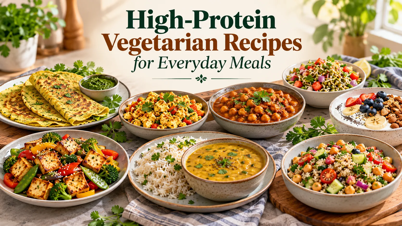 High-Protein Vegetarian Recipes for Everyday Meals
