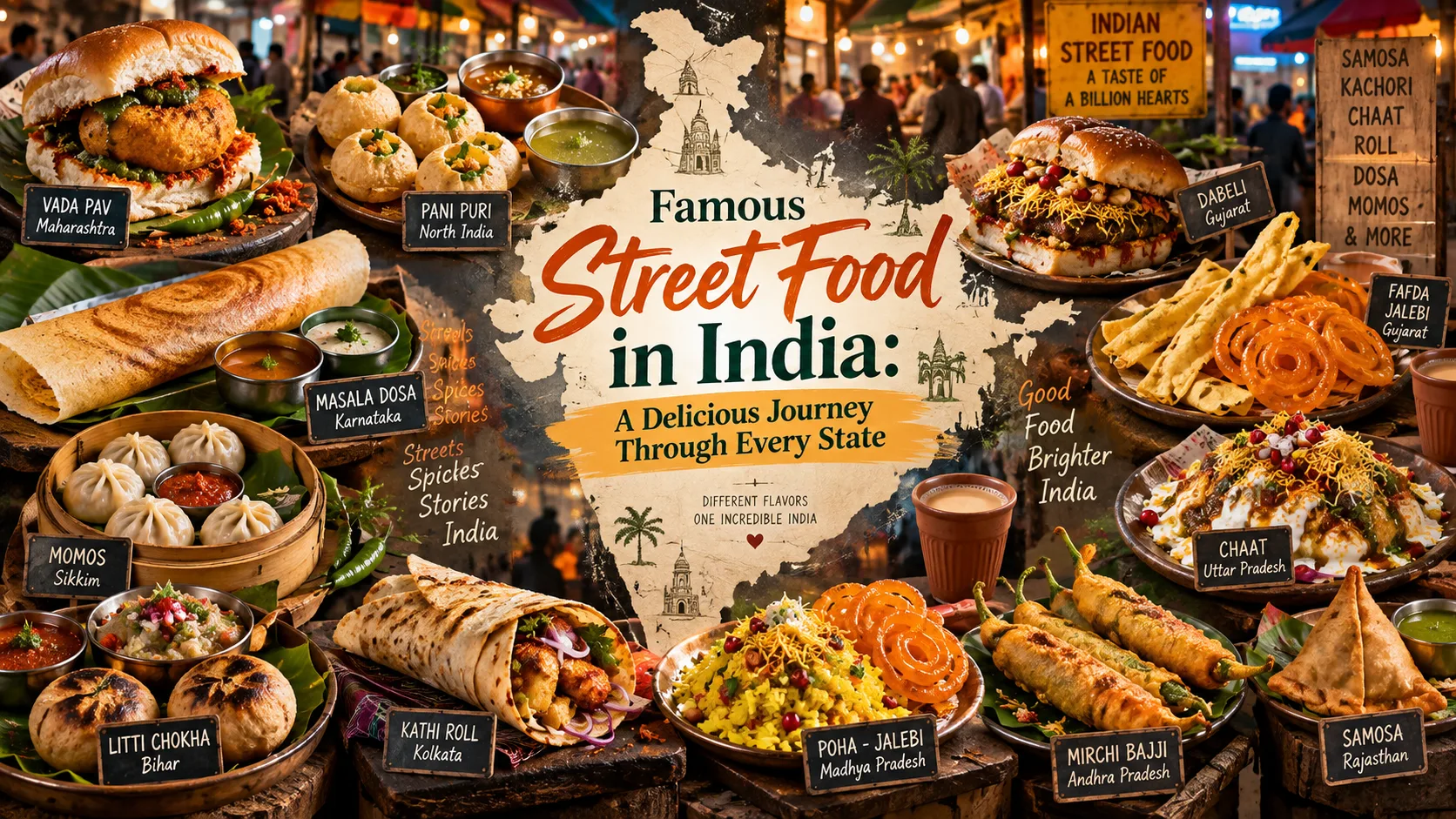 Famous Street Food in India: A Delicious Journey Through Every State