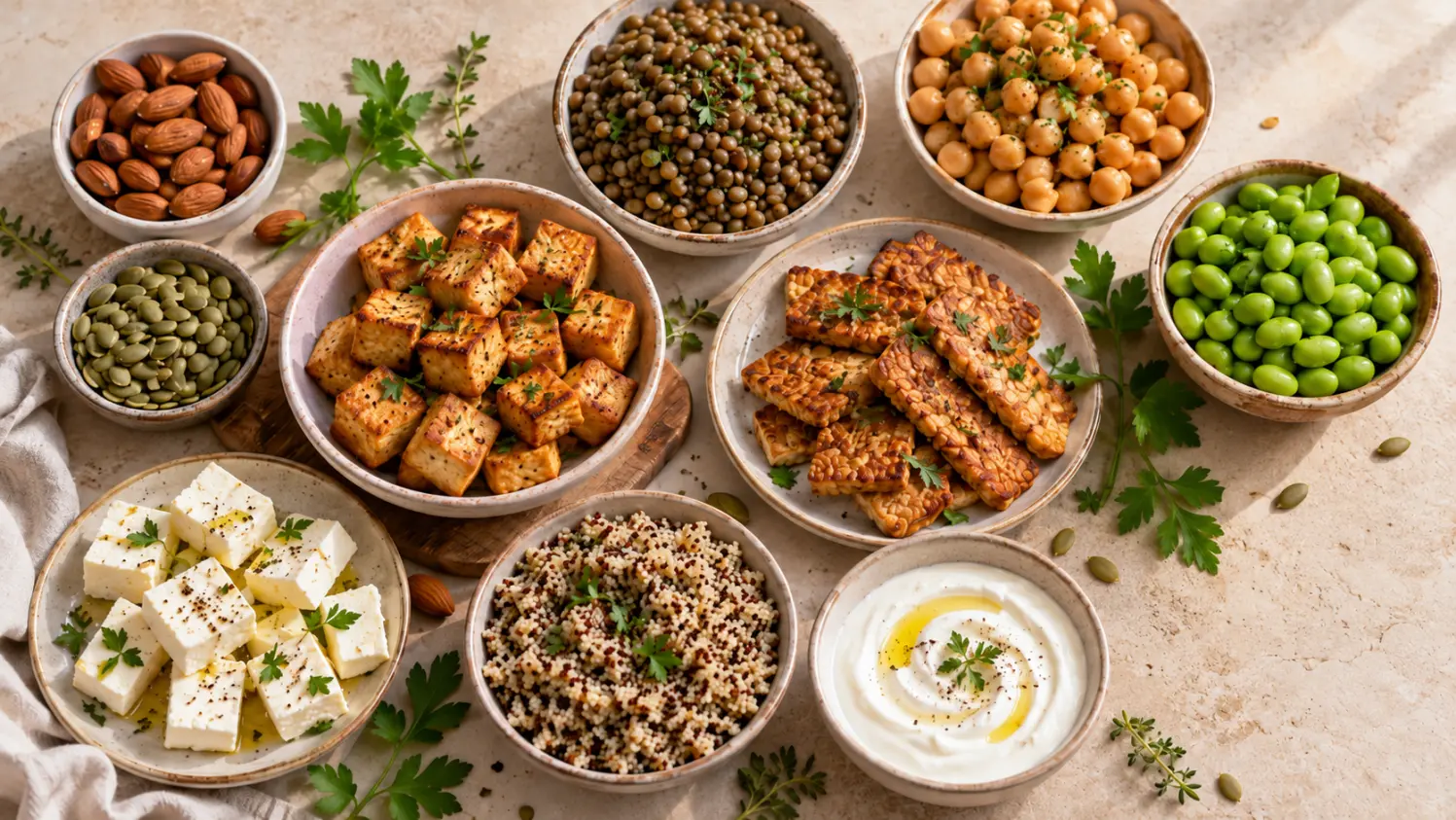 Best Vegetarian Protein Sources:High-Protein Foods for a Healthy Diet