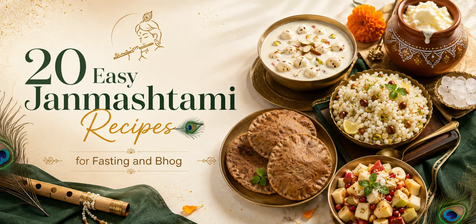 Janmashtami Recipes for Fasting and Bhog