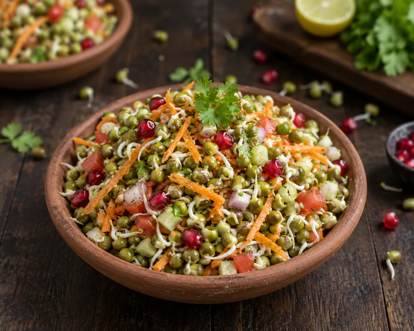 Sprouted Moong Salad