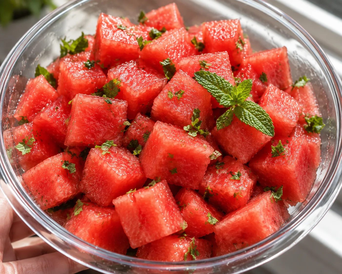 Watermelon Mint Salad