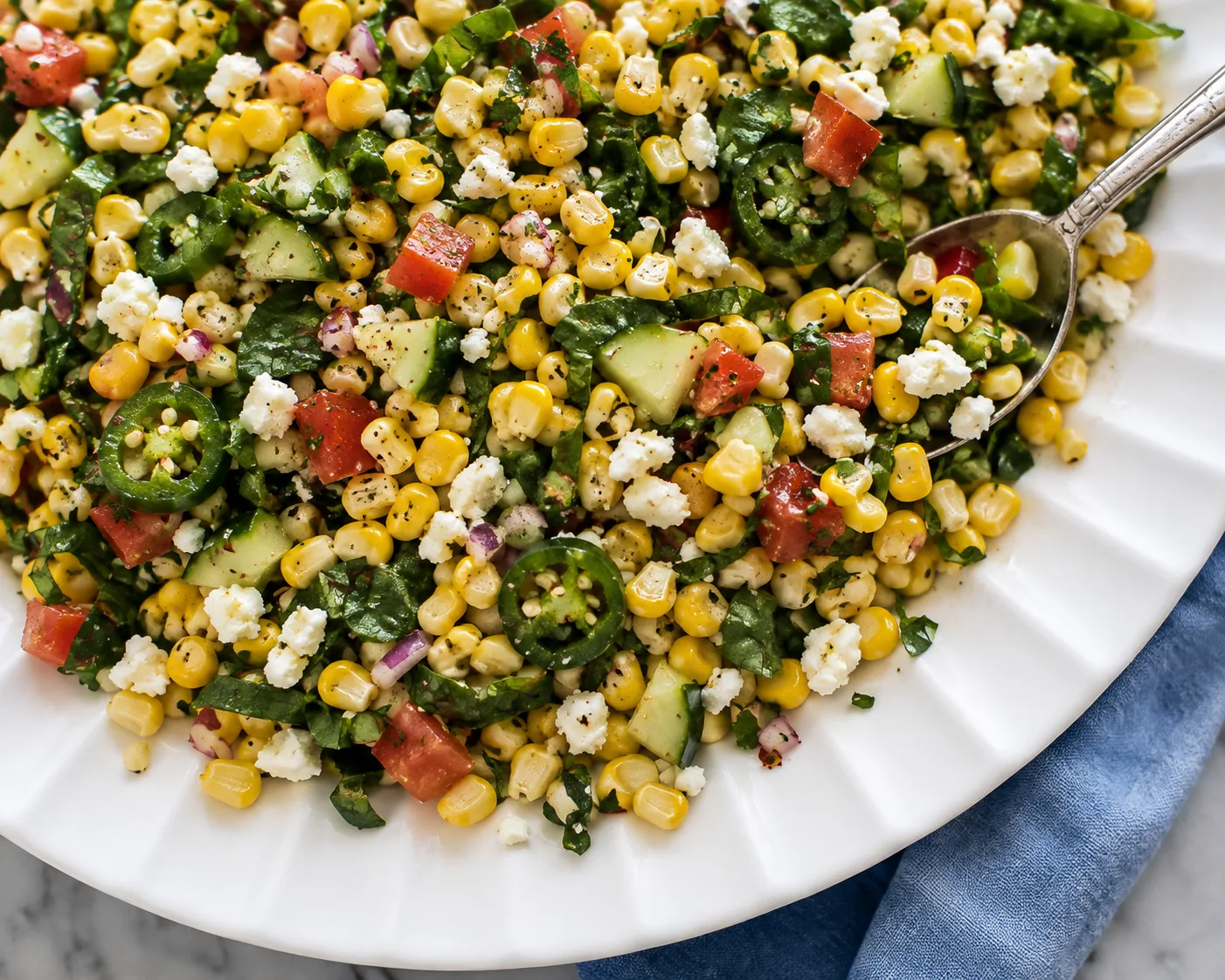 Spinach Corn Salad