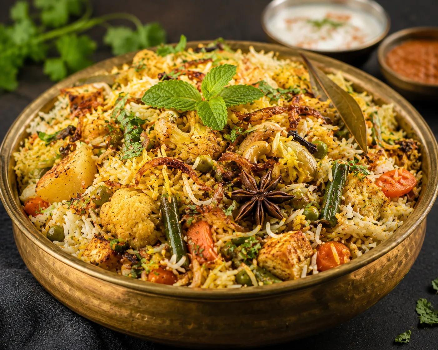Hyderabadi Veg Dum Biryani