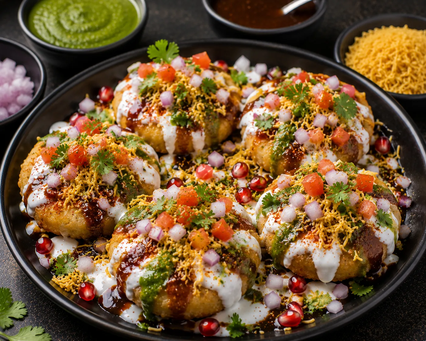 Aloo Tikki Chaat